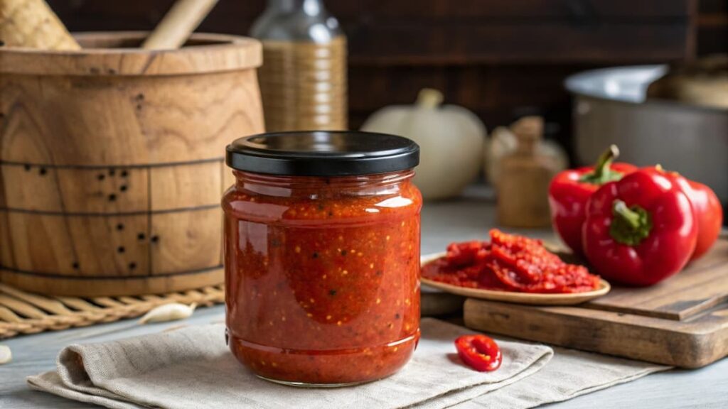 Posno ajvar od roga paprika