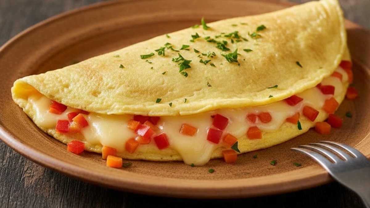 Savršeni omlet sa povrćem i sirom