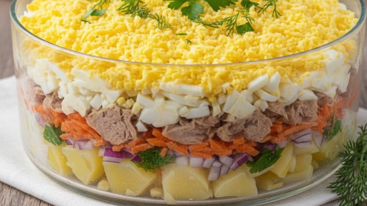 Mimoza salata sa tunjevinom