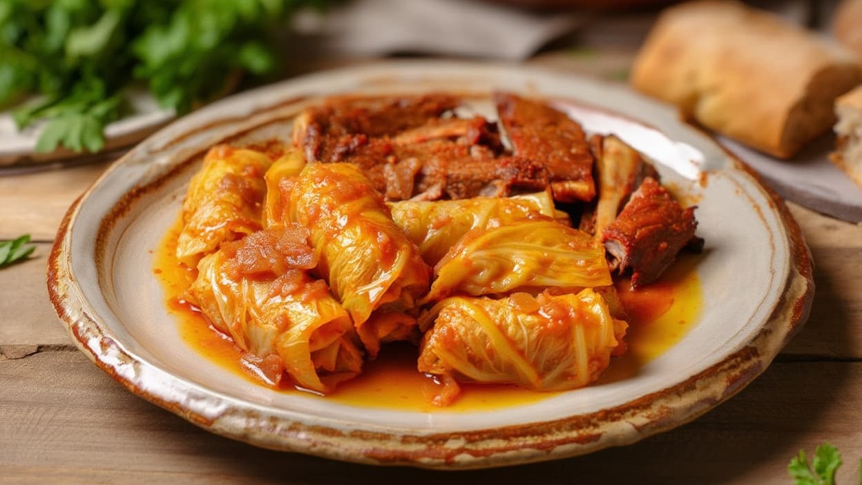 Autentičan recept za sarmu sa suvim rebrima