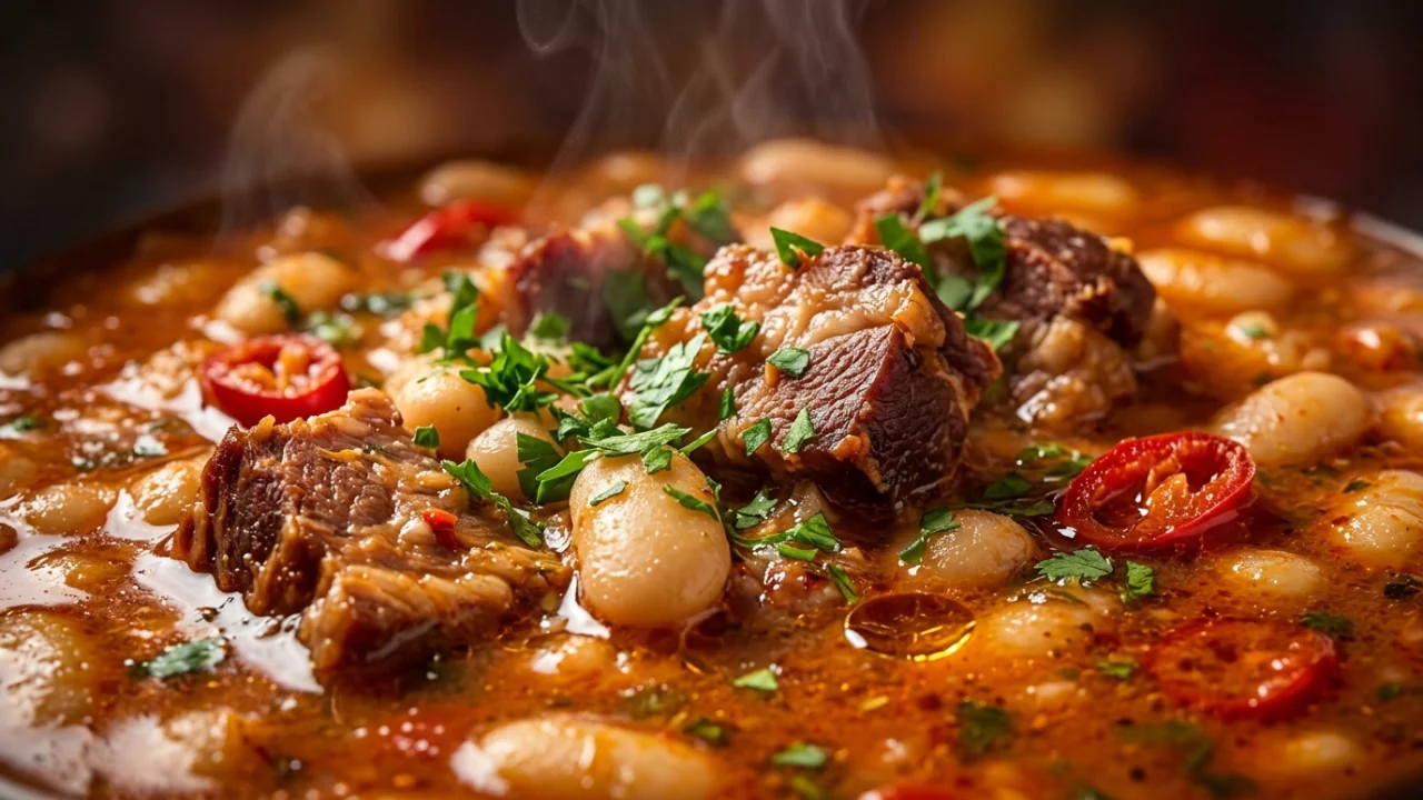 Autentično varivo od pasulja sa suvim vratom i ljutom paprikom | Recept i tehnika