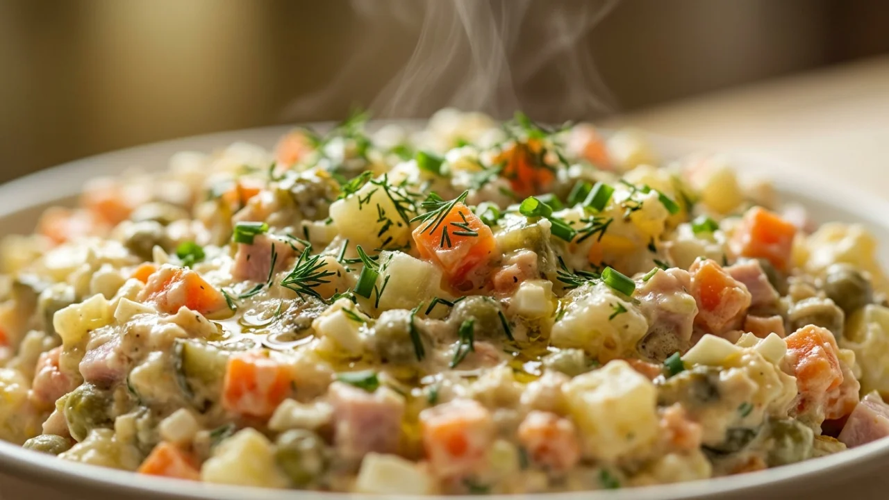 Brzi namaz od ruske salate i svežeg hleba za doručak | Recept i tehnika