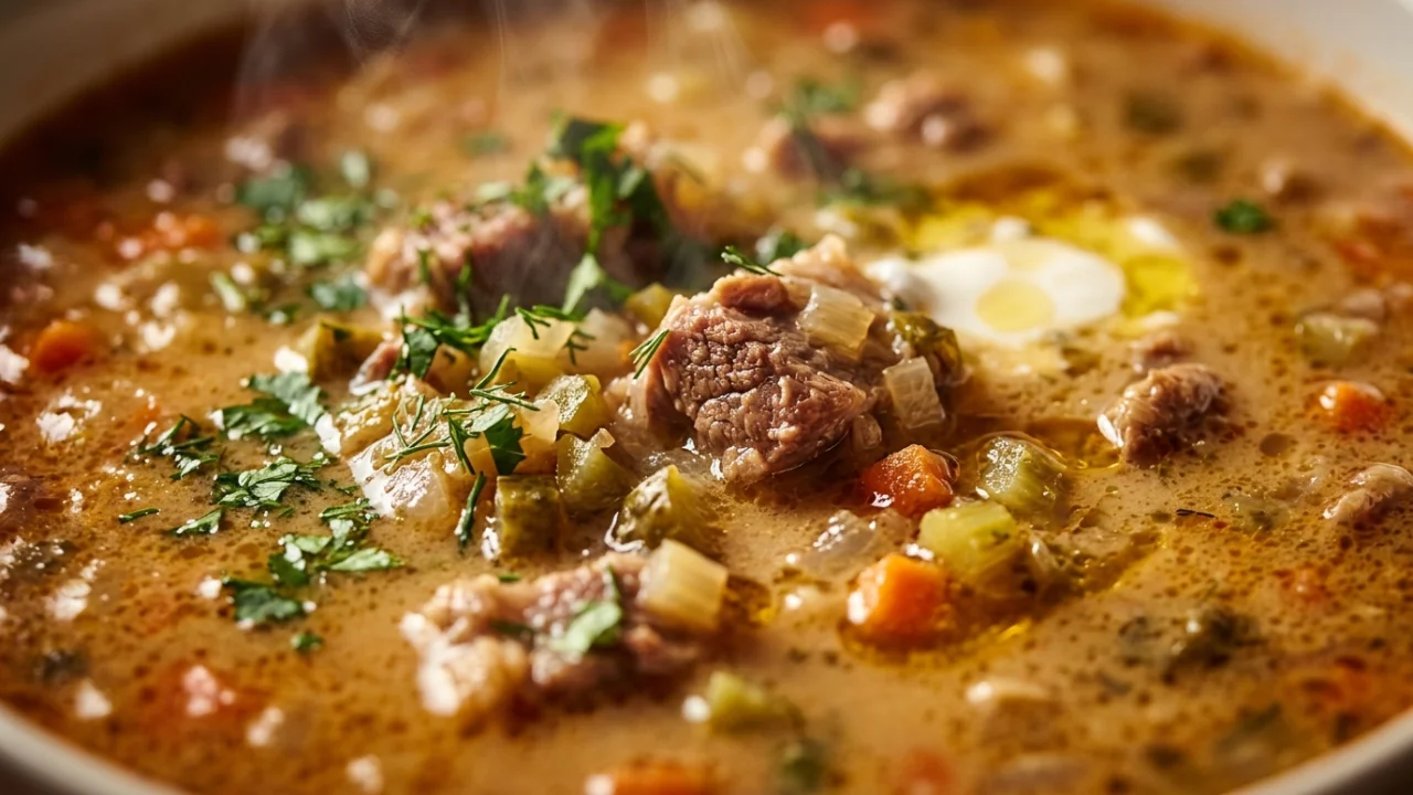 Kafanska čorba od jagnjetine sa kiselim krastavcima | Autentični recept i tehnika