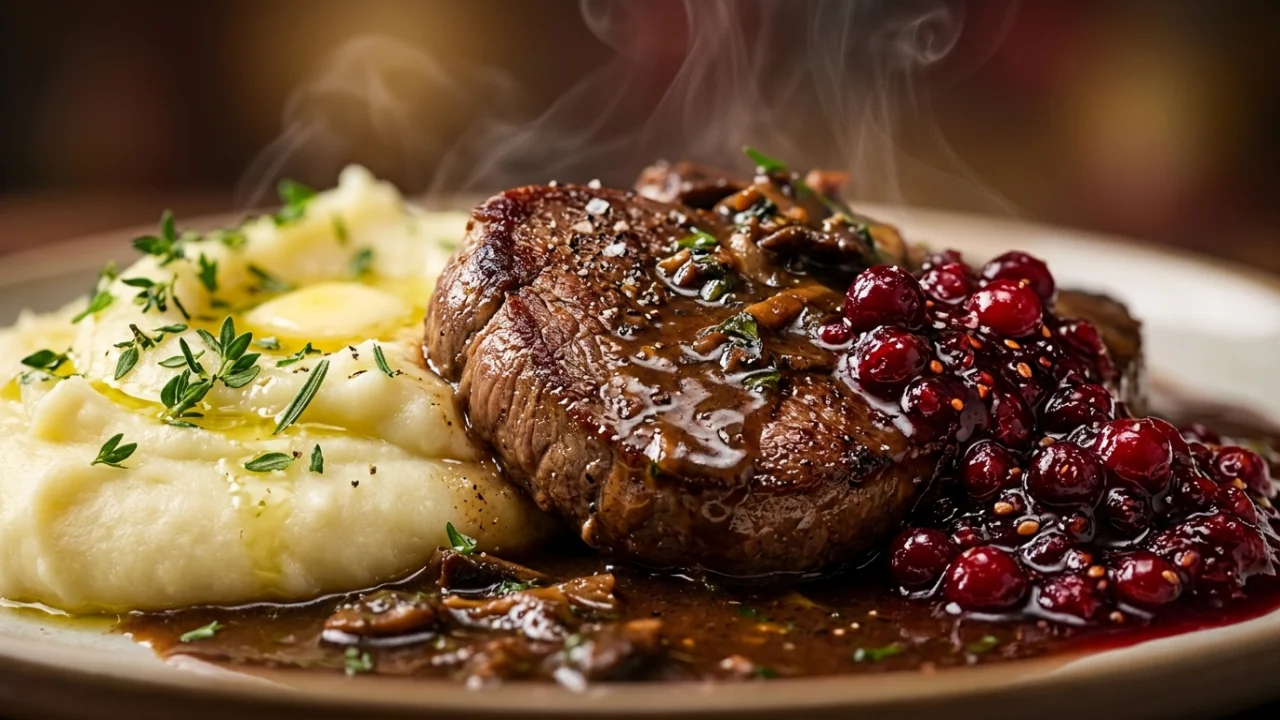 Lovački kotleti od divljači: Recept za savršen pire krompir i brusnicu | Vrhunska priprema