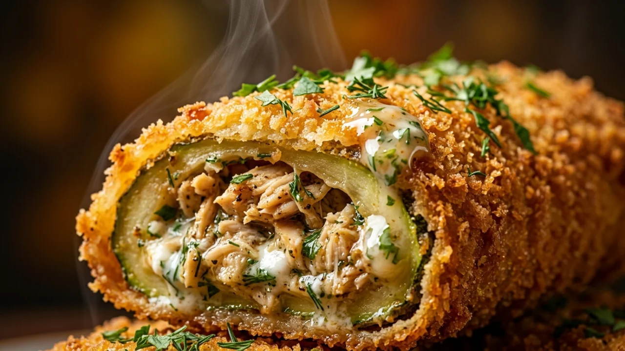 Pohovane Tikvice Punjene Piletinom i Jogurtom | Savršen Recept za Hrskavu Poslasticu