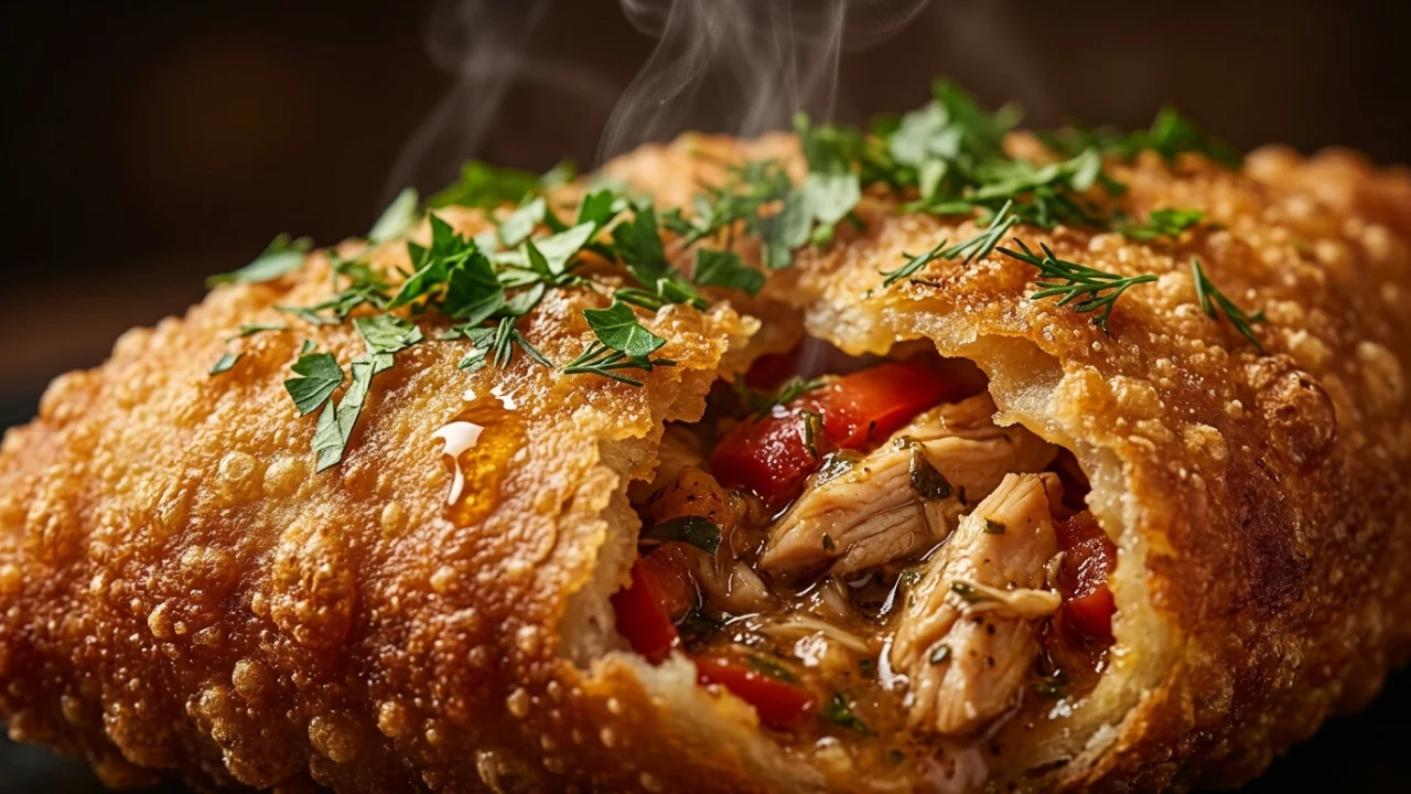 Pržene piroške sa piletinom i crvenom paprikom: Recept za savršenu hrskavu teksturu | Gastro Vodič