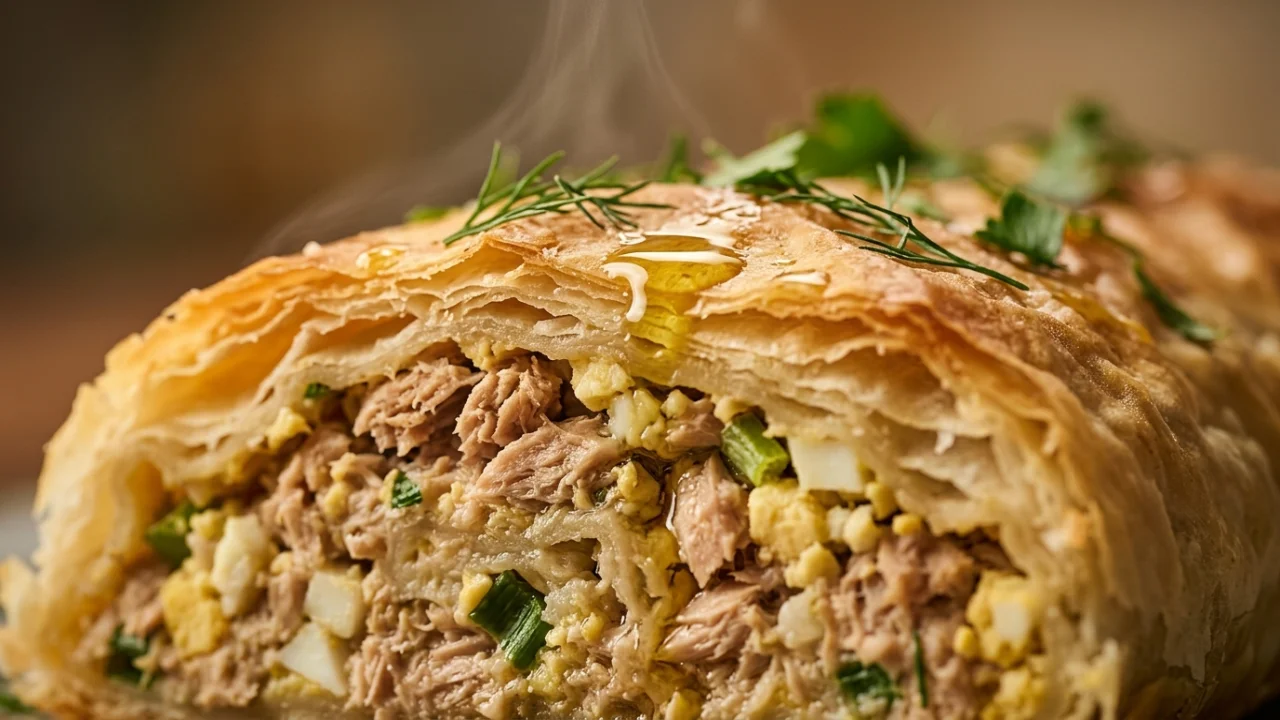 Rolata od gotovih kora sa tunjevinom i jajima: Savršen lak obrok | Recept i tehnika