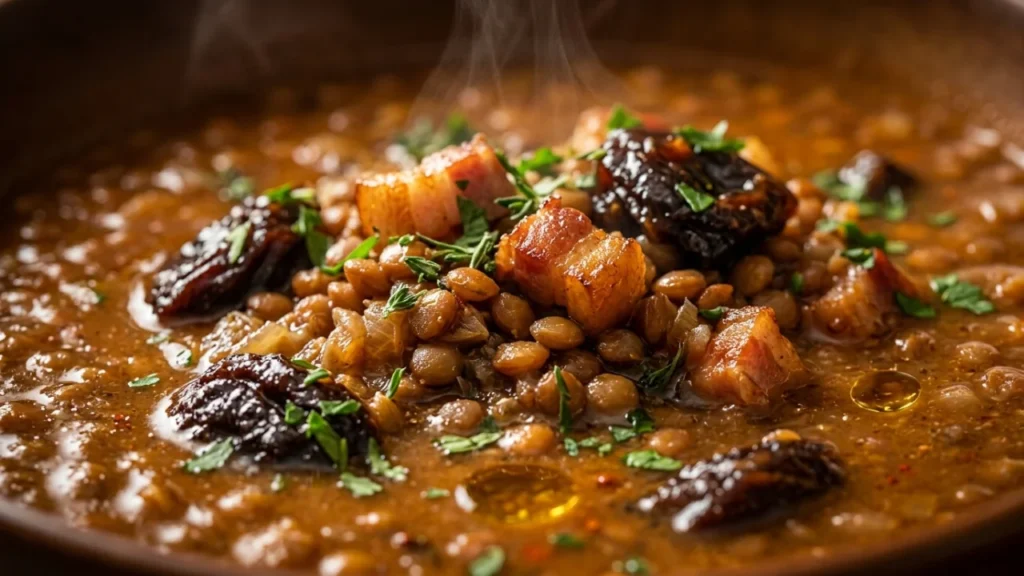 Sočivo sa slaninom i suvim šljivama: Recept za savršenu zimsku trpezu