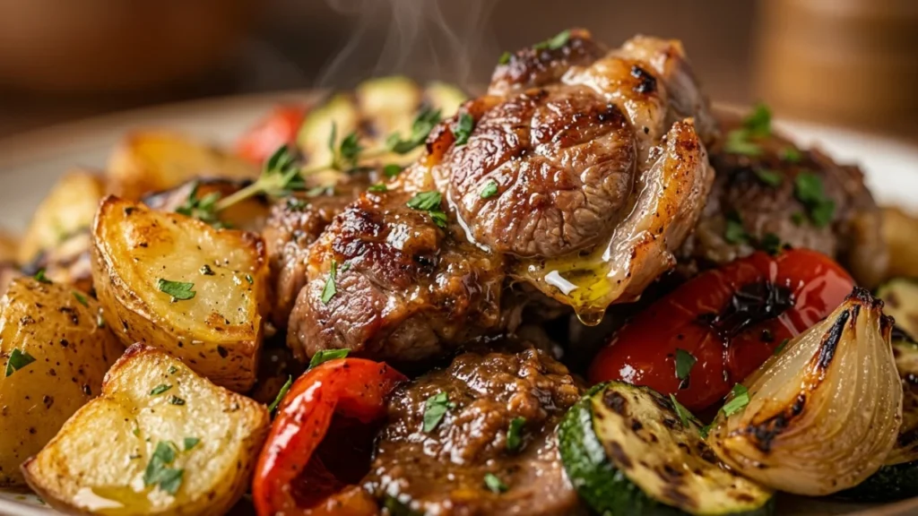 Starinski recept za pečeno jagnje sa krompirom i roštilj povrćem | Vrhunski vodič