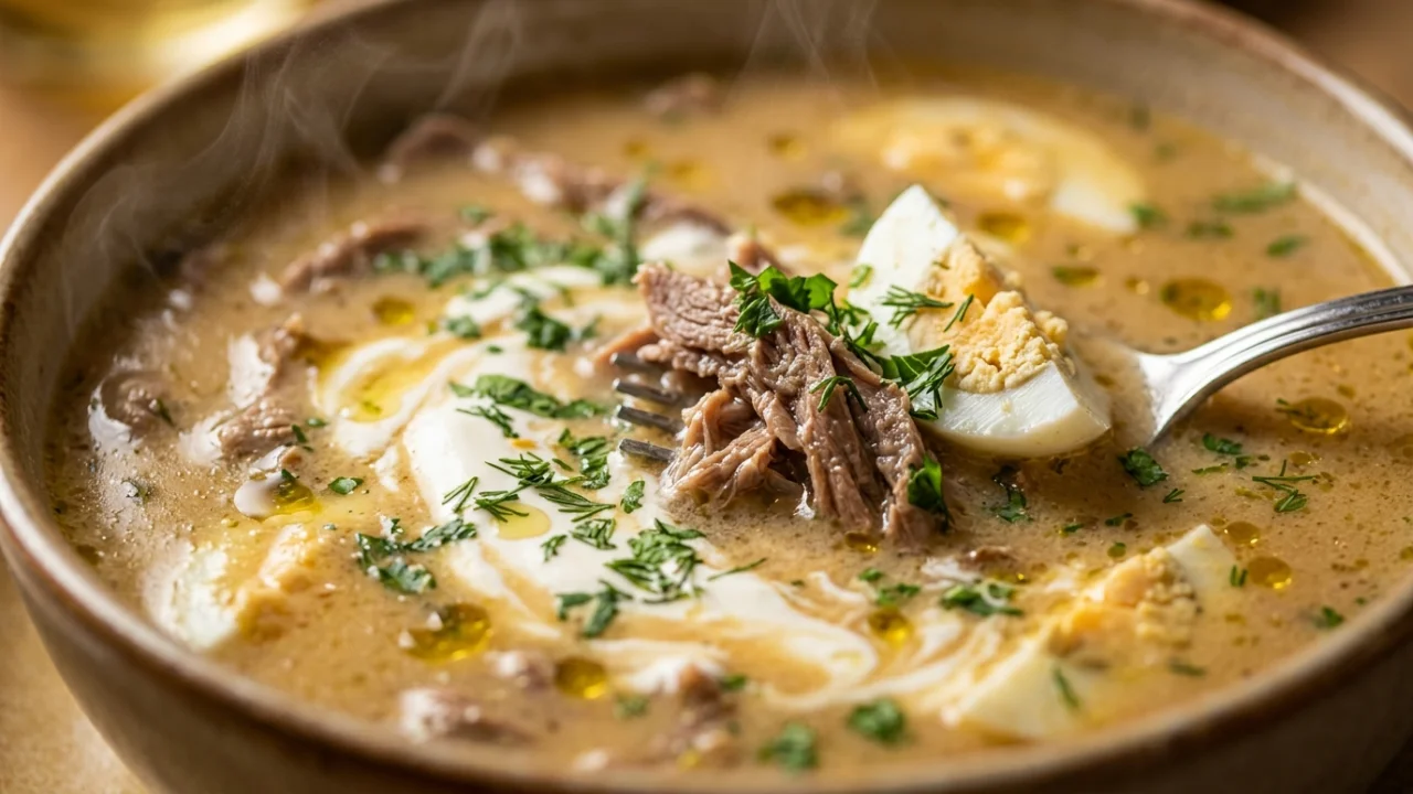 Teleća čorba sa mileramom i kuvanim jajima | Recept za savršenu jagnjeću čorbu