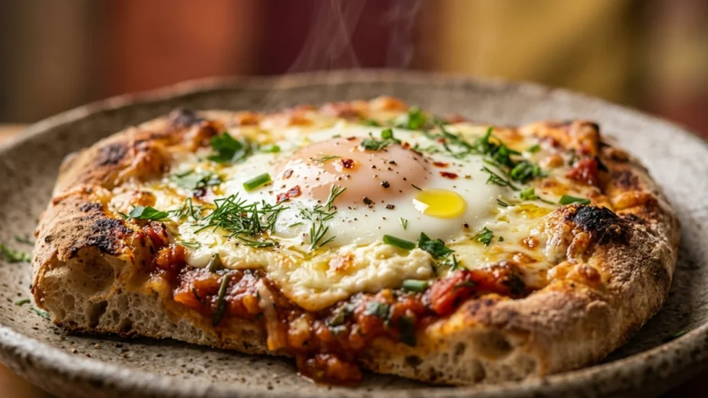 Toplo predjelo za doručak: Pice sa jajima i kajmakom – Recept i tehnika