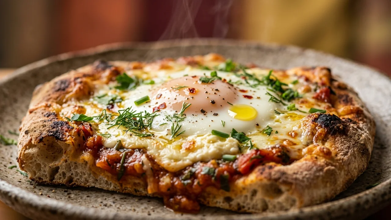 Toplo predjelo za doručak: Pice sa jajima i kajmakom – Recept i tehnika