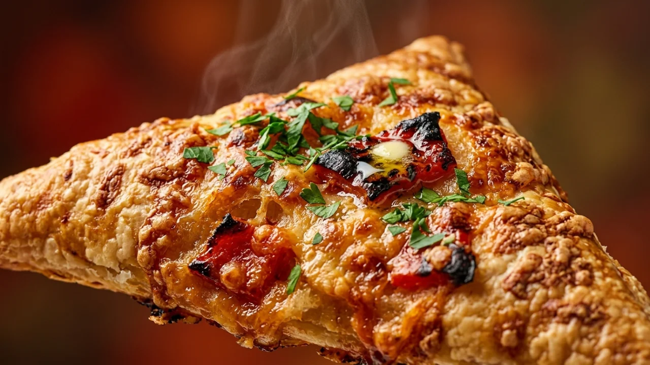 Trouglići sa kačkavaljem i pečenom paprikom iz rerne | Savršen recept