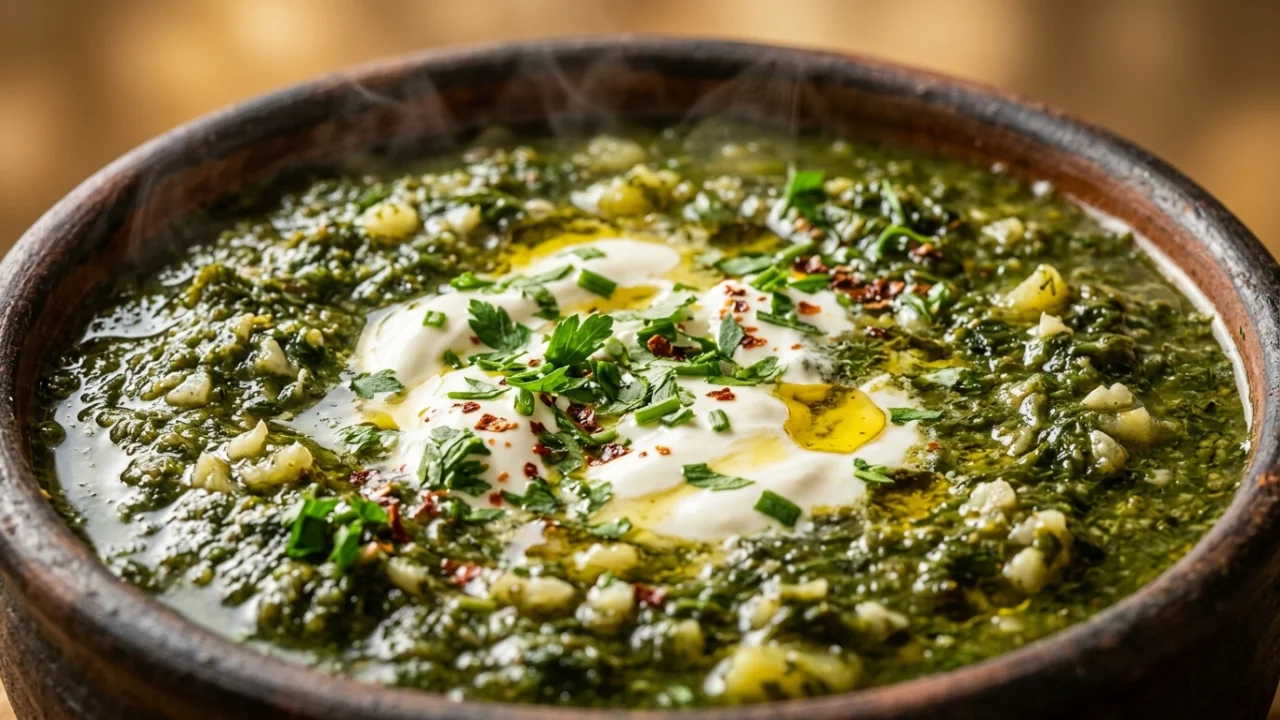 Varivo od koprive sa kiselim pavlakom i belim lukom | Recept i tehnika