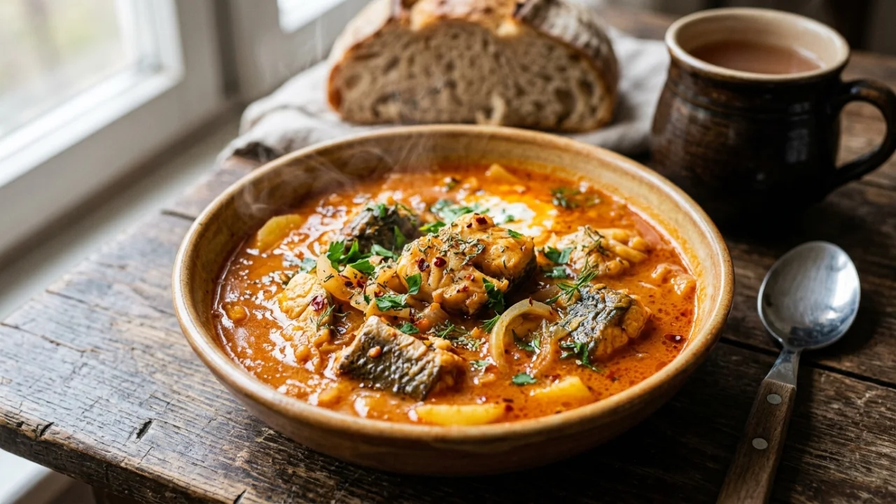 Vojvođanski fiš paprikaš: Originalni recept i tehnika za savršen dunavski paprikaš