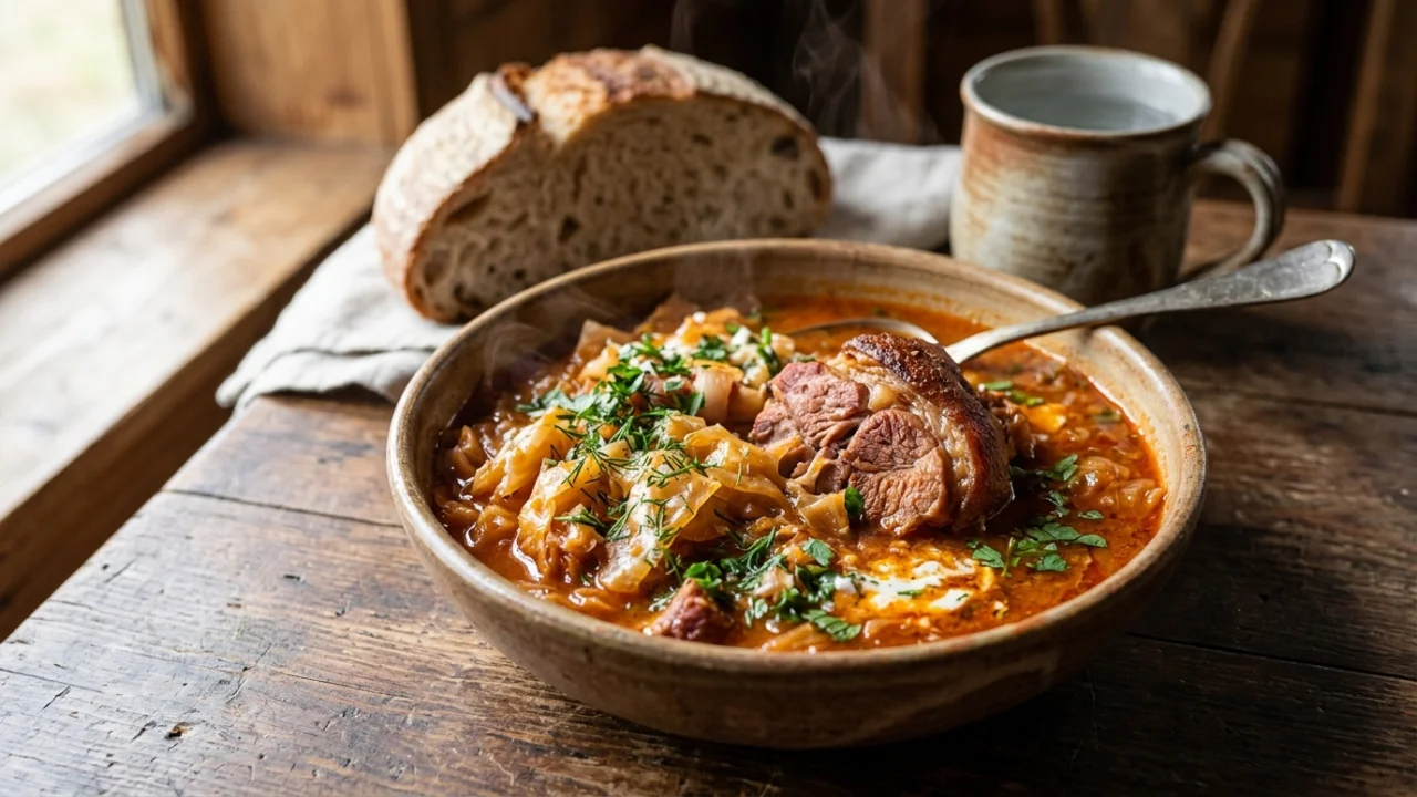 Vojvođanski kiseli kupus sa dimljenim butom | Originalni recept i tehnika
