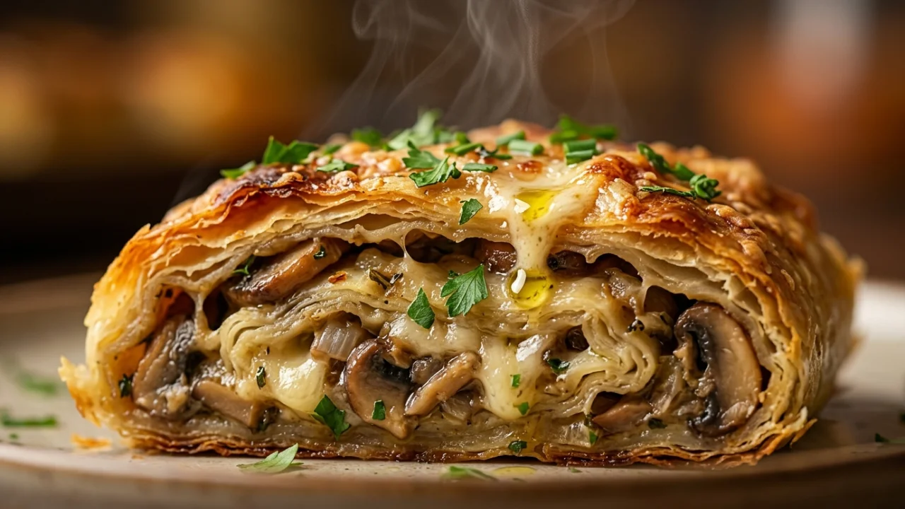 Zapečena rolata sa šampinjonima i sirom: Savršen obrok od gotovih kora | Recept