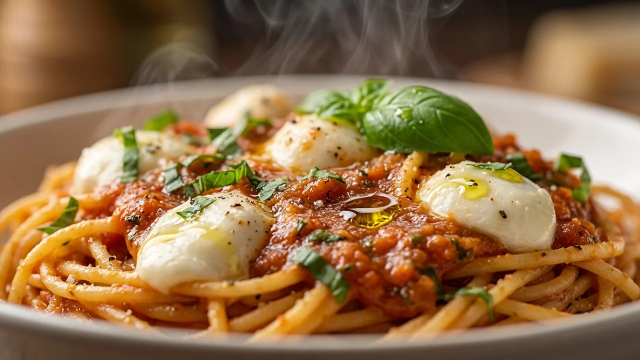 Brzi obrok: testenine sa paradajzom, mozzarellom i bazilikom | Recept i tehnika