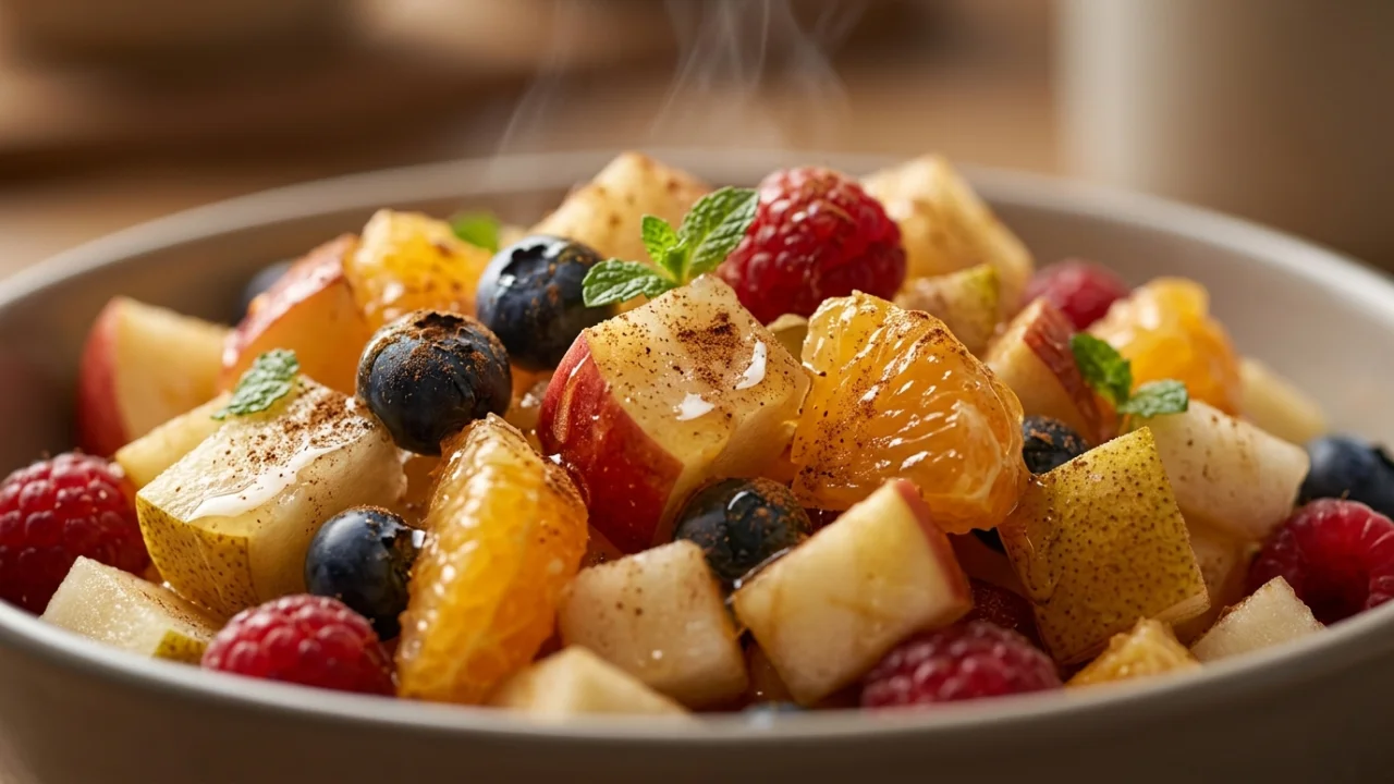 Brzi Posni Desert: Savršena Voćna Salata sa Medom i Cimetom | Recept i Tehnika