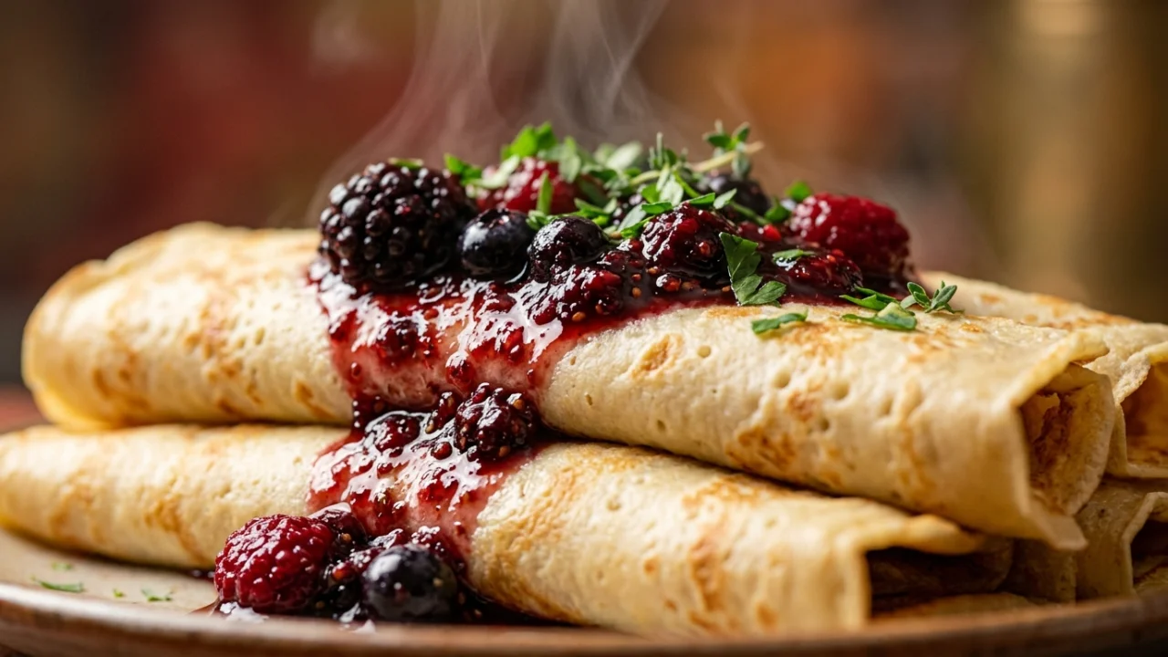 Brzi posni doručak – recept za savršene palačinke na vodi sa džemom od šumskog voća