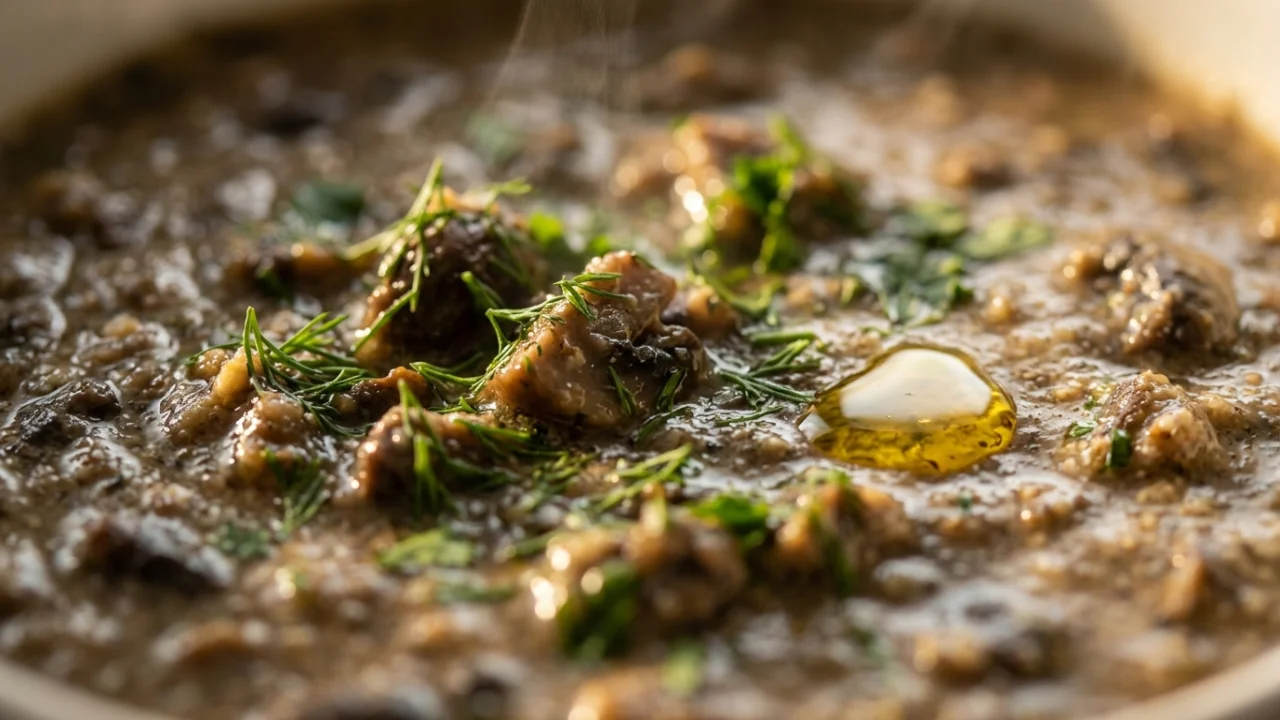 Čorba od šampinjona sa sirom od badema – Posni recept na ulju | Vrhunski vodič