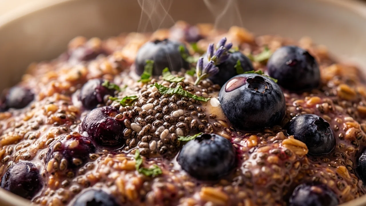 Integralni Puding od Chia Semenki: Recept za Savršen Doručak sa Bademovim Mlekom i Borovnicom