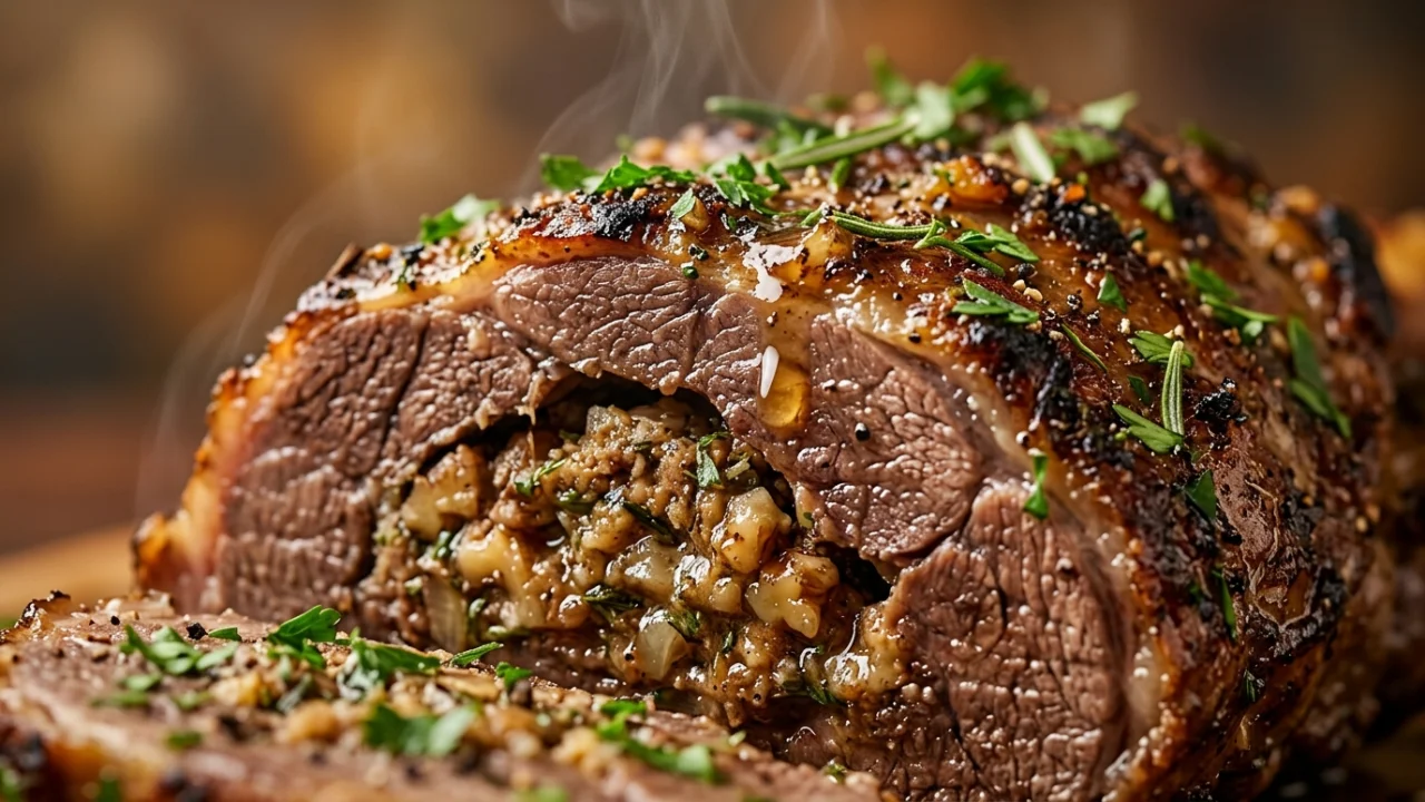 Jagnjeći vrat punjen orasima i pečen pod sačem | Vrhunski recept i tehnika