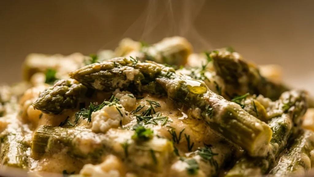 Kremasta salata od šparoga sa sirom i jogurtom | Recept i tehnika