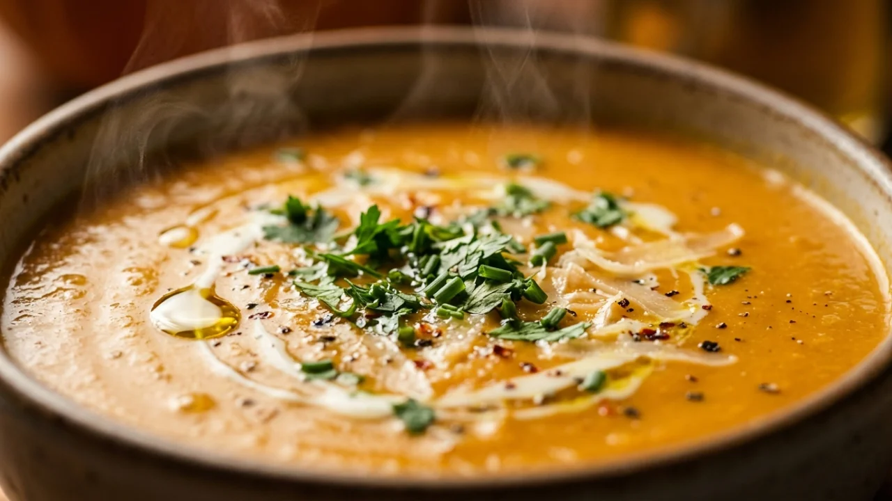 Kremasta supa od bundeve sa kokosovim mlekom i parmezanom | Recept i tehnika