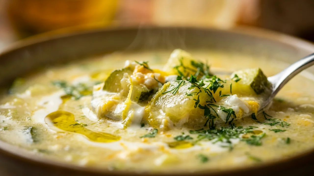 Lagana Juha od Tikvica sa Jajima i Limunom | Recept i Tehnika Pripreme