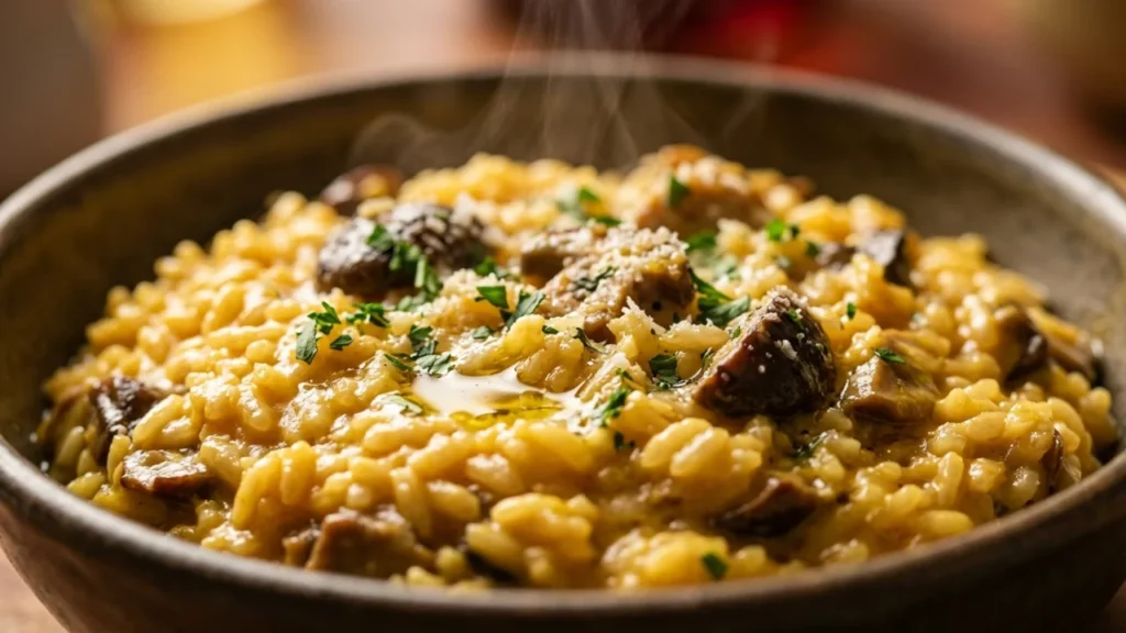 Milanski risotto sa šafraonom i pečurkama | Autentični recept i tehnika