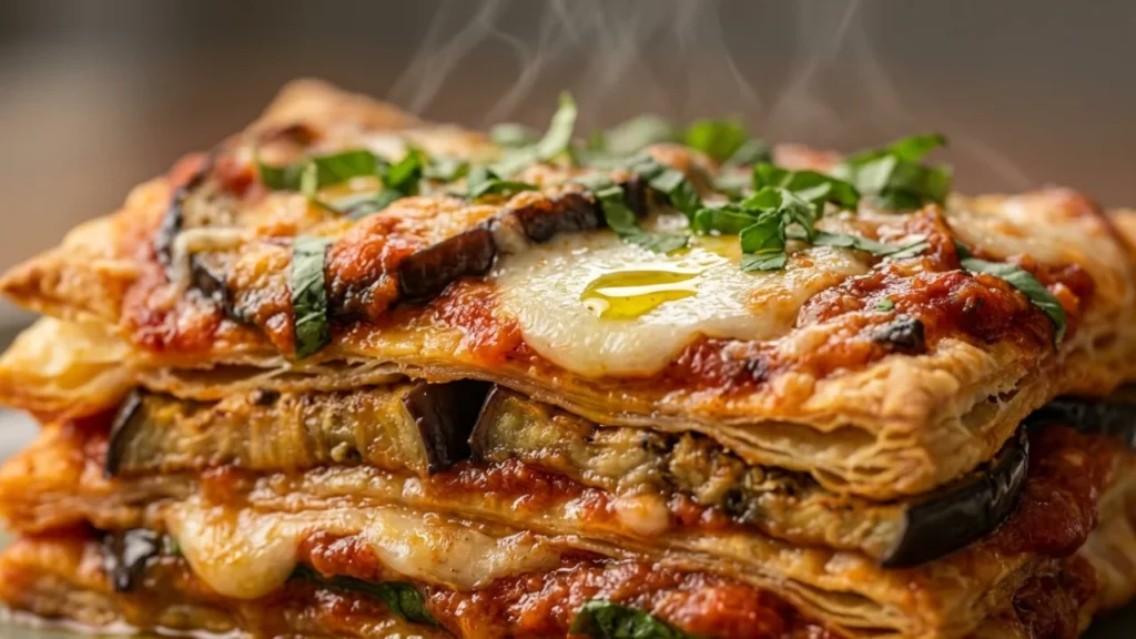 Originalna Parmigiana di Melanzane sa Lisnatim Testenim Pločicama | Recept i Tehnika
