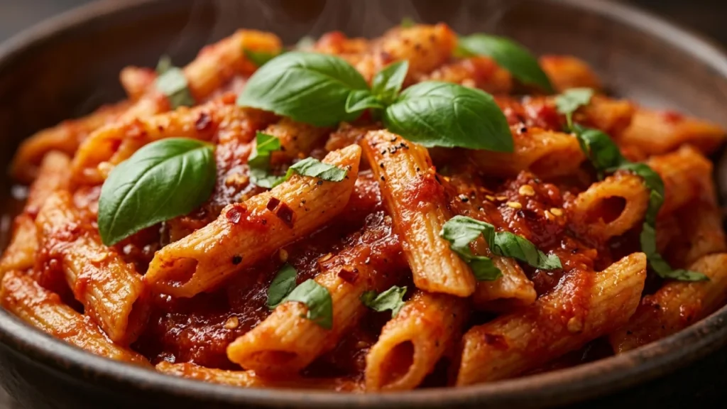 Originalni Recept: Penne all’Arrabbiata sa Ljutim Paradajz Sosom i Bosiljkom | Vatreni Italijanski Klasik