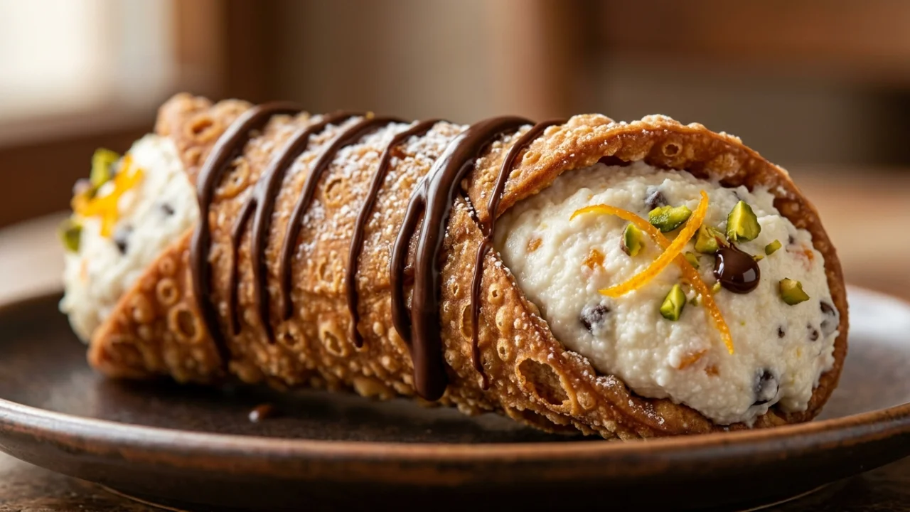 Originalni Sicilijanski Cannoli sa Ricotta Punjenjem i Čokoladnim Trakama | Recept i Tehnika