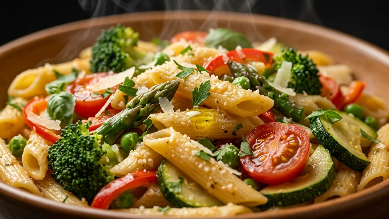 Pasta Primavera sa Svežim Povrćem i Parmezanom | Recept i Tehnika