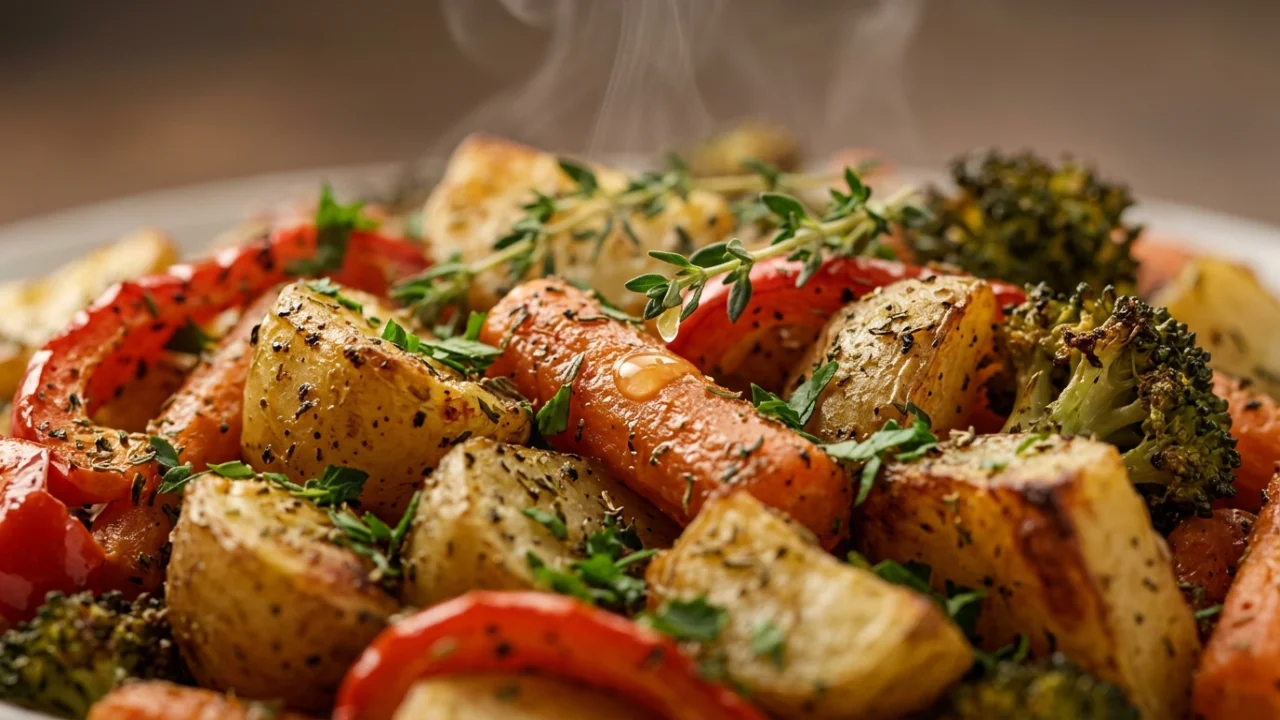 Pečeno povrće u rerni bez ulja sa limunom i začinima | Savršen recept