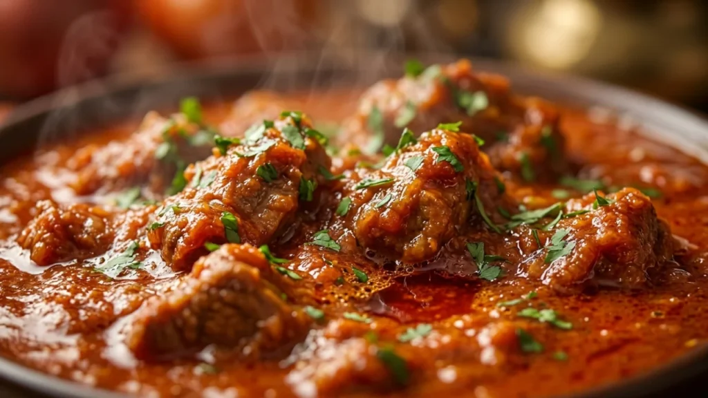Pikantno jagnje u sosu od ljute paprike i paradajza | Recept & Tehnika