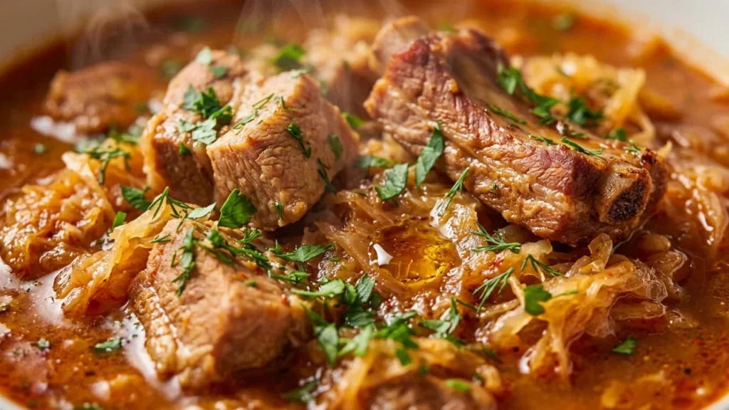 Pikantno Meso sa Suvim Rebrima i Kiselim Kupusom | Recept i Tehnika
