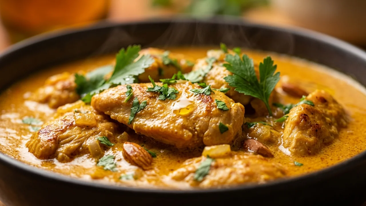 Pileći file u sosu od bademovog mleka i kurkume: Recept za kremasti i zdrav obrok