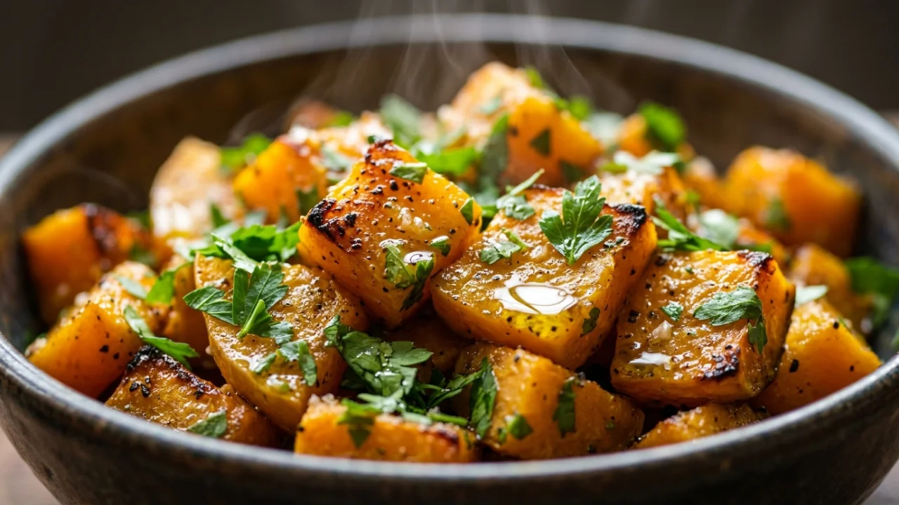 Posna salata od bundeve sa limunom i peršunom | Recept za zdravu jesenju salatu