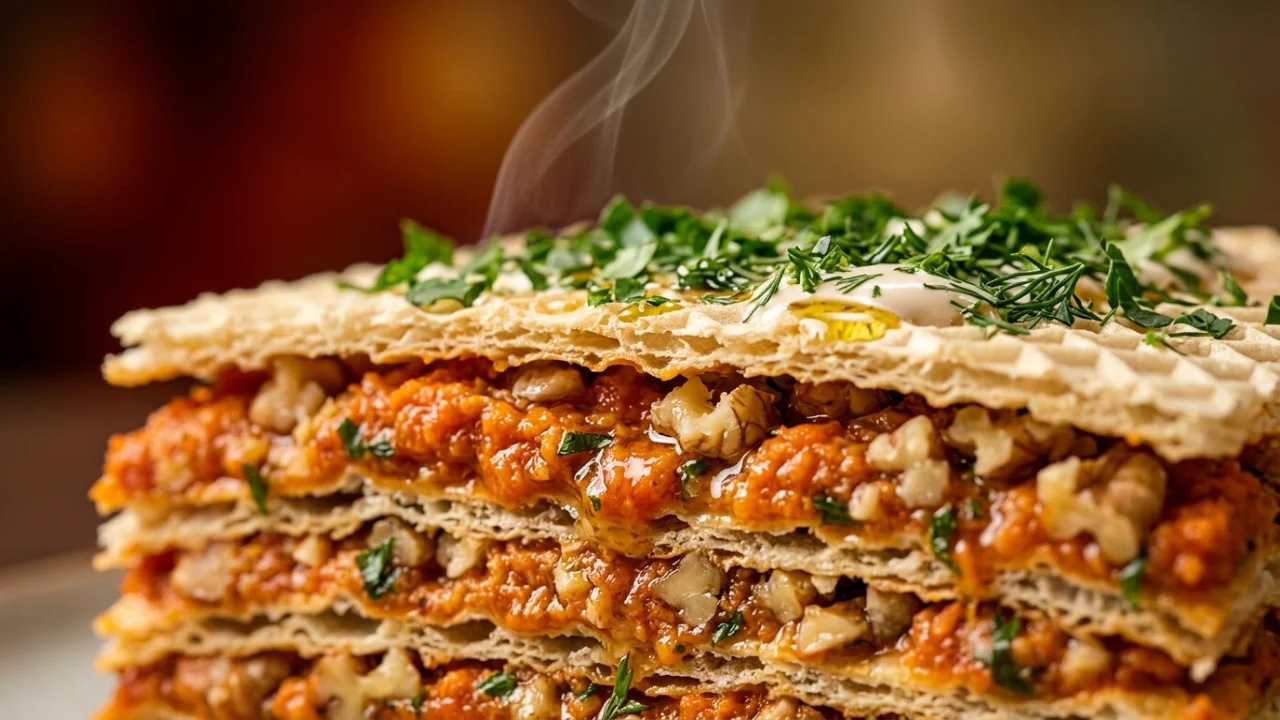 Posno predjelo za Svetog Nikolu: Oblanda sa ajvarom i orasima | Recept i gastronomska analiza