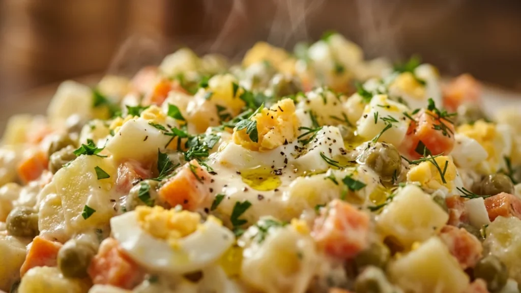 Salata od kuvanog povrća sa jajima i majonezom: Recept, tehnika i saveti | Domaća kuhinja