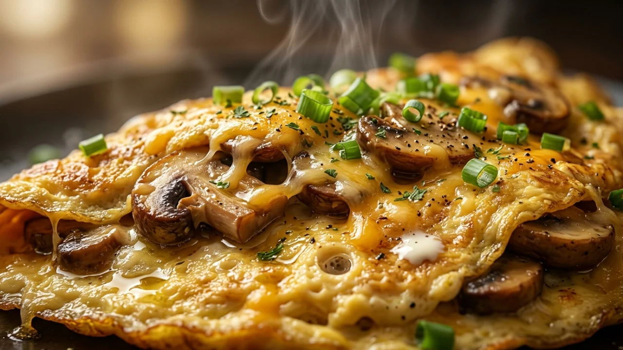 Savršen omlet sa pečurkama, sirom i zelenim lukom: Recept i tehnika za brzi ručak | Šef saveti