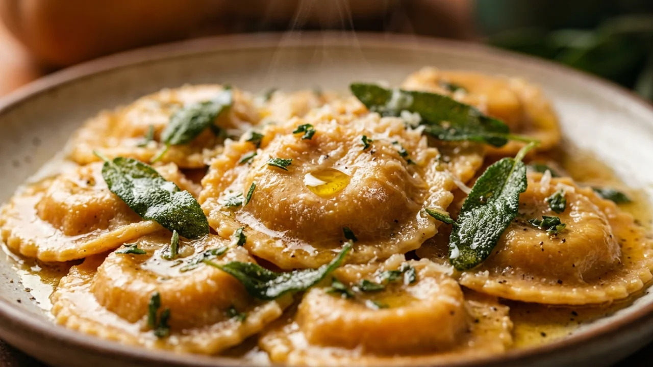 Savršeni Ravioli sa Buternut Tikvom i Kaduljom u Maslinovom Ulju | Recept & Tehnika