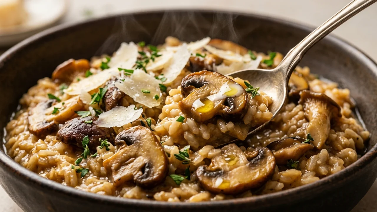 Savršeni vegetarijanski ručak: Recept za kremasti rižoto sa gljivama i parmezanom | Vrhunska kuhinja