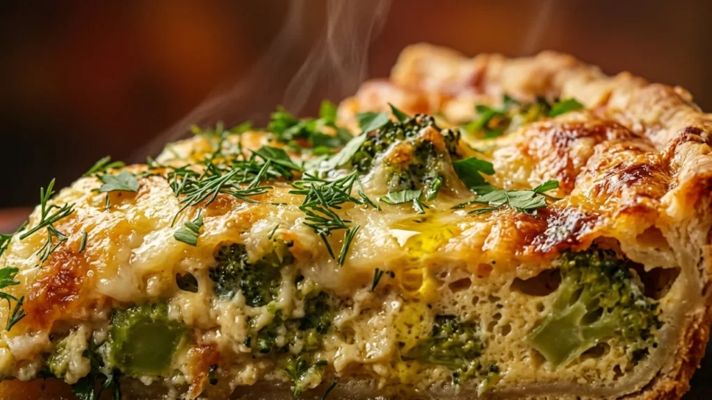 Slana pita sa brokolijem, sirom i jajima: Savršenstvo domaćeg testa | Recept