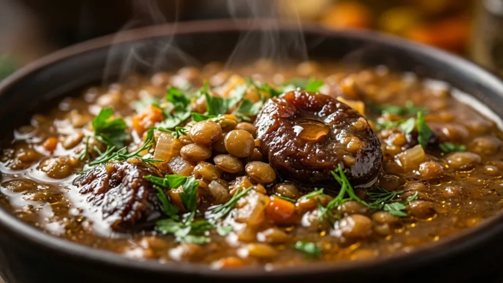 Sočivo od sočiva sa suvim šljivama – recept za savršeno posno jelo na vodi