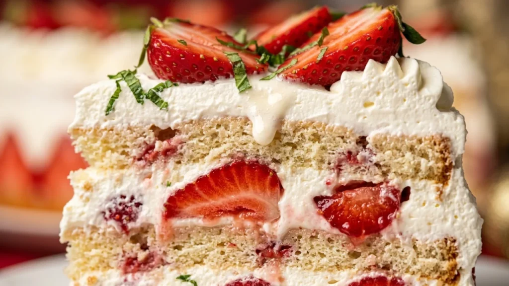 Svečana torta sa jagodama i krem šantom | Recept za savršenu domaću tortu