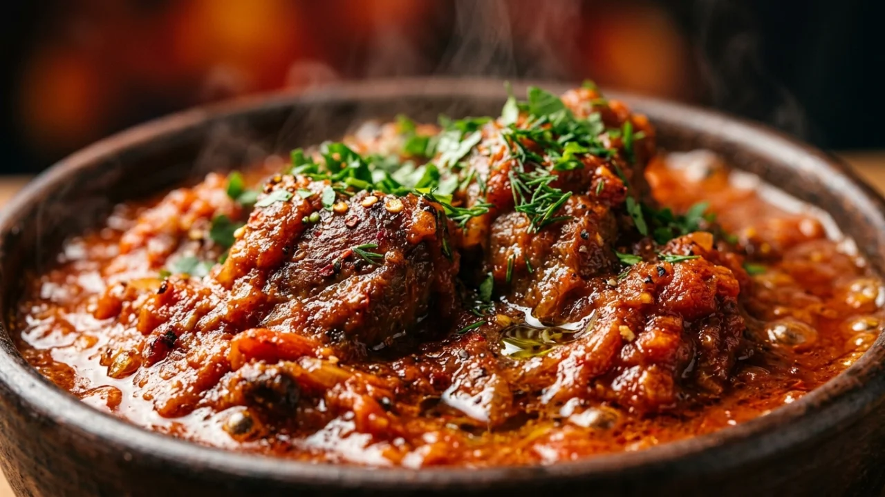 Svinjska karaba u sosu od paradajza i ljute paprike | Recept za savršen ručak