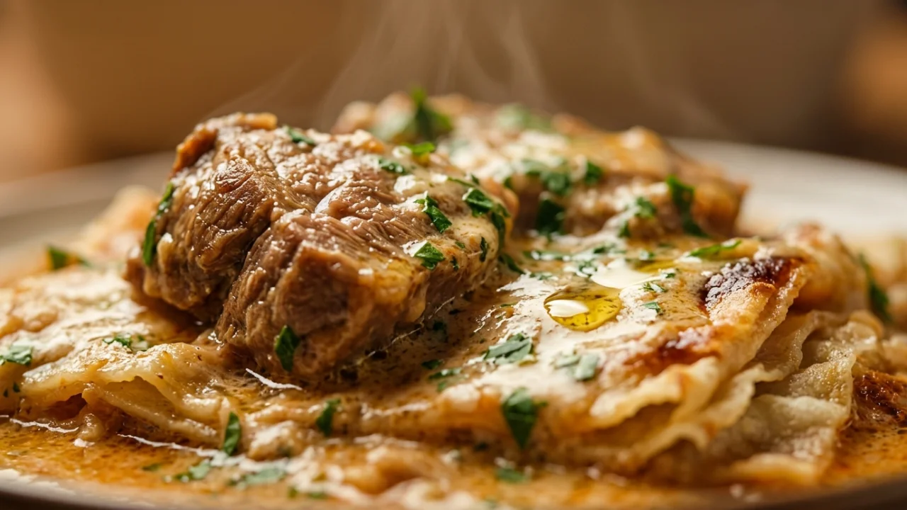 Teletina u sosu od pavlake i peršuna sa mlincima: Recept za savršenstvo | Šef Savetuje